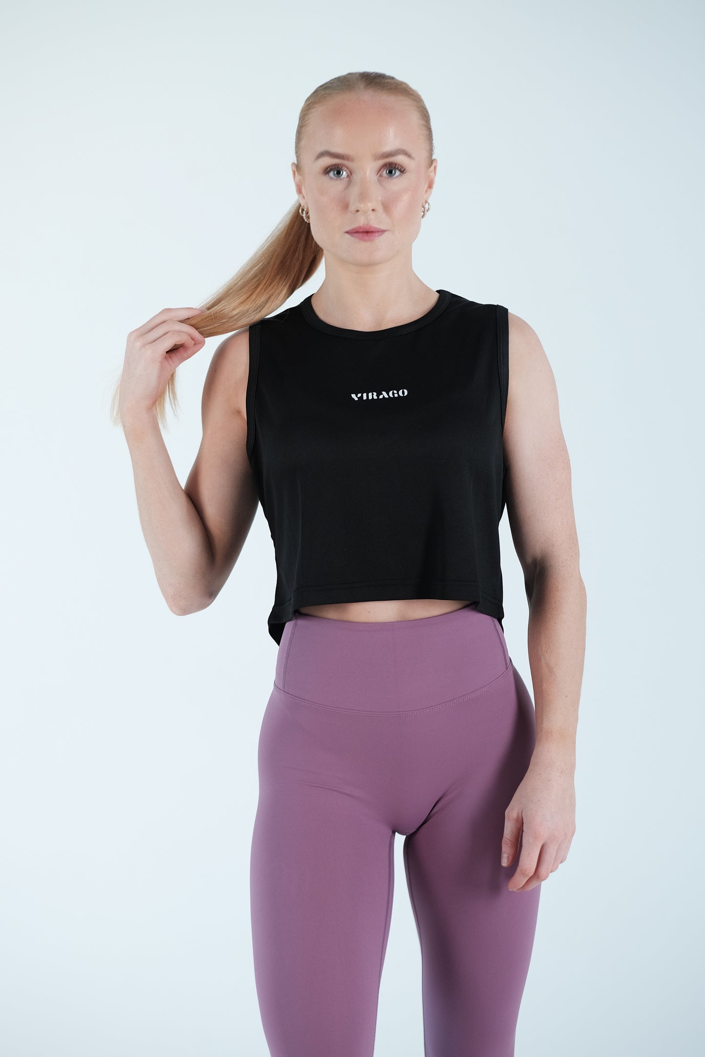 DRY - FIT Cropped logo tank top