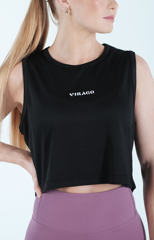 DRY - FIT Cropped logo tank top