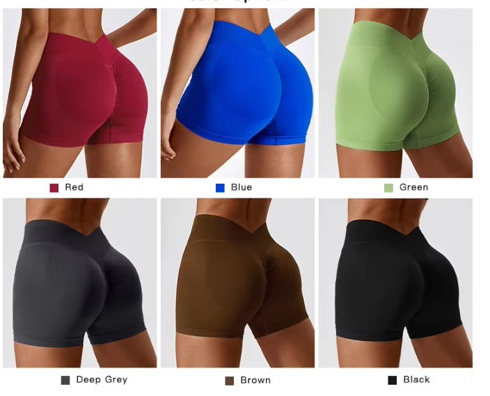 (PRE- ORDER)  SHORTS SET Scrunch butt shorts / Strappy top